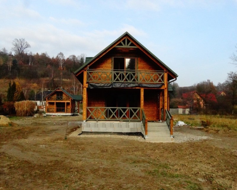 Dom jednorodzinny z drewna